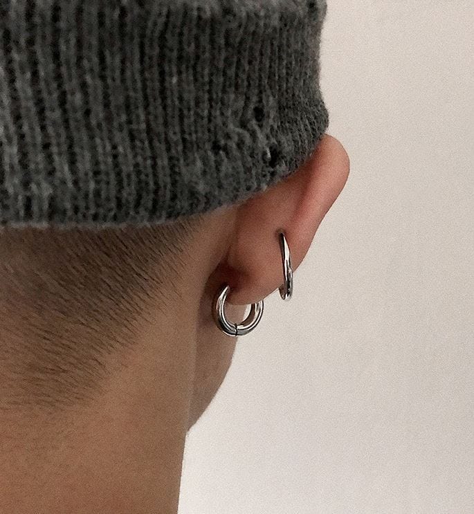 Thick Hoop Earring