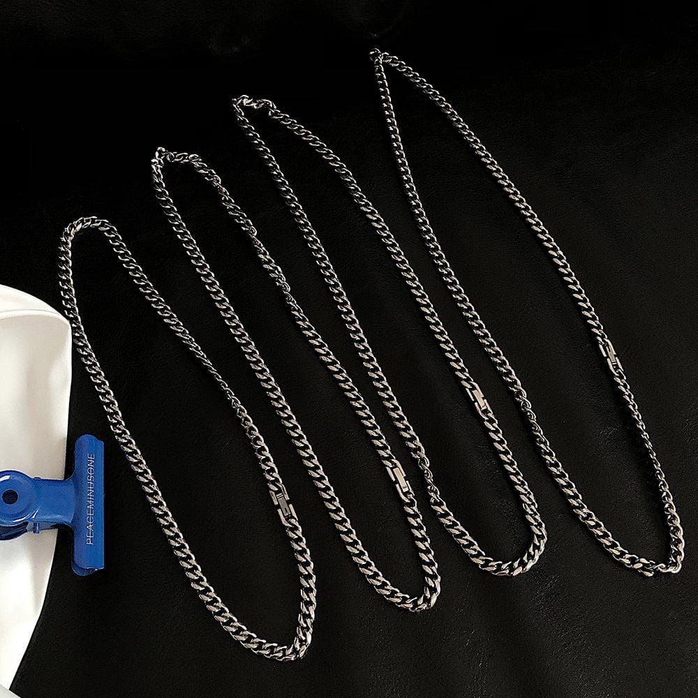 Thin Cuban Chain Necklace