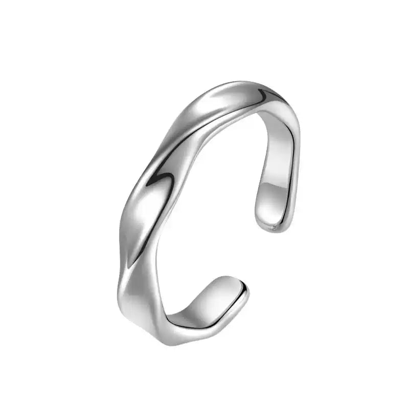 Triple Silver Stackable Rings