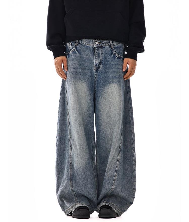 Reconstructed Washed Denim