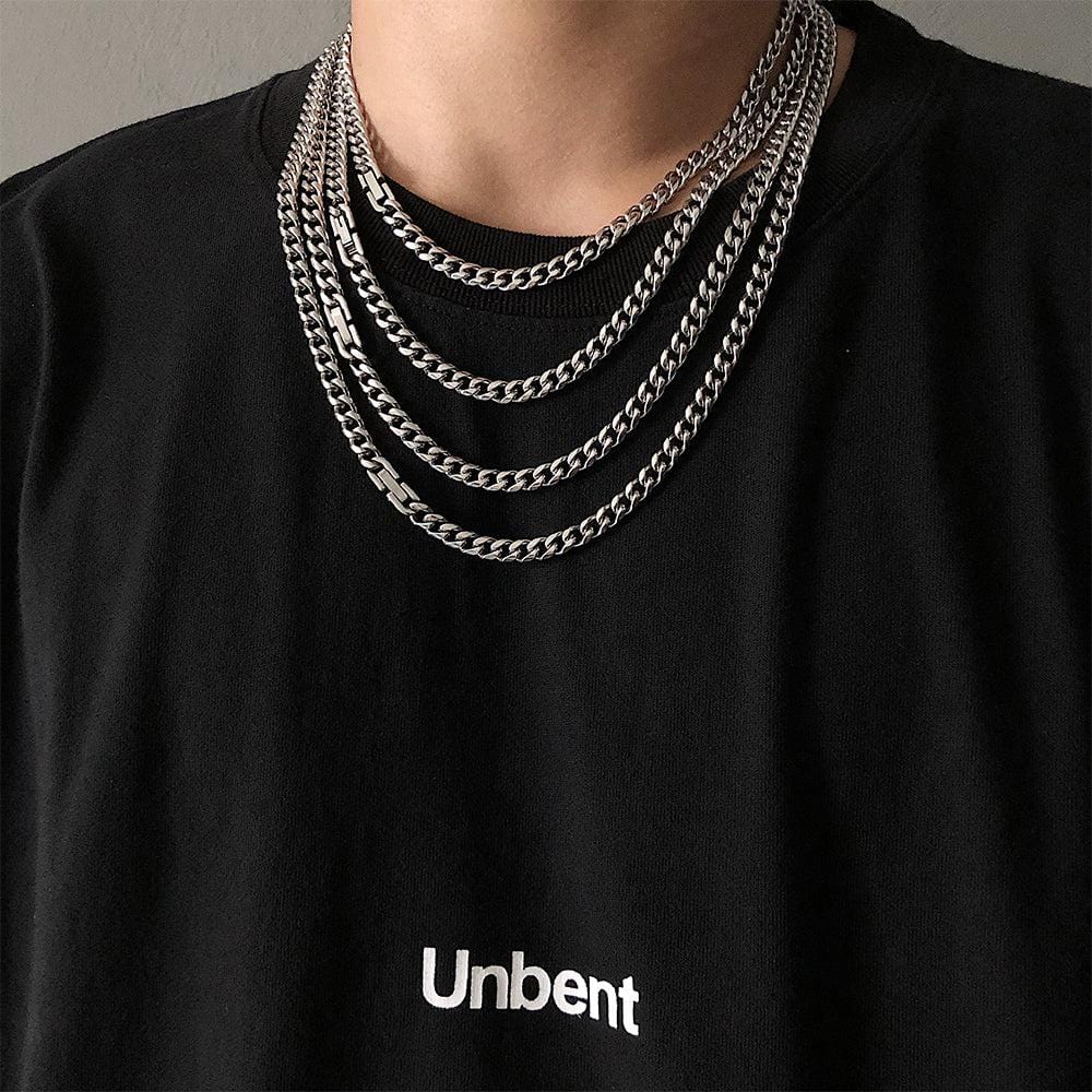 Thin Cuban Chain Necklace