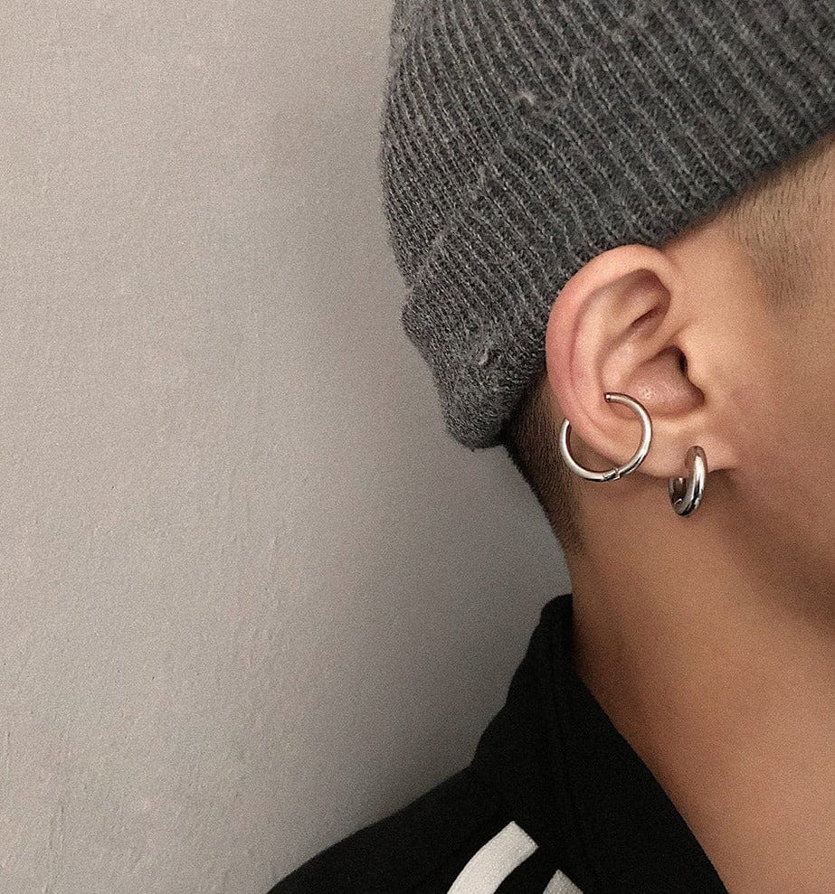 Thick Hoop Earring